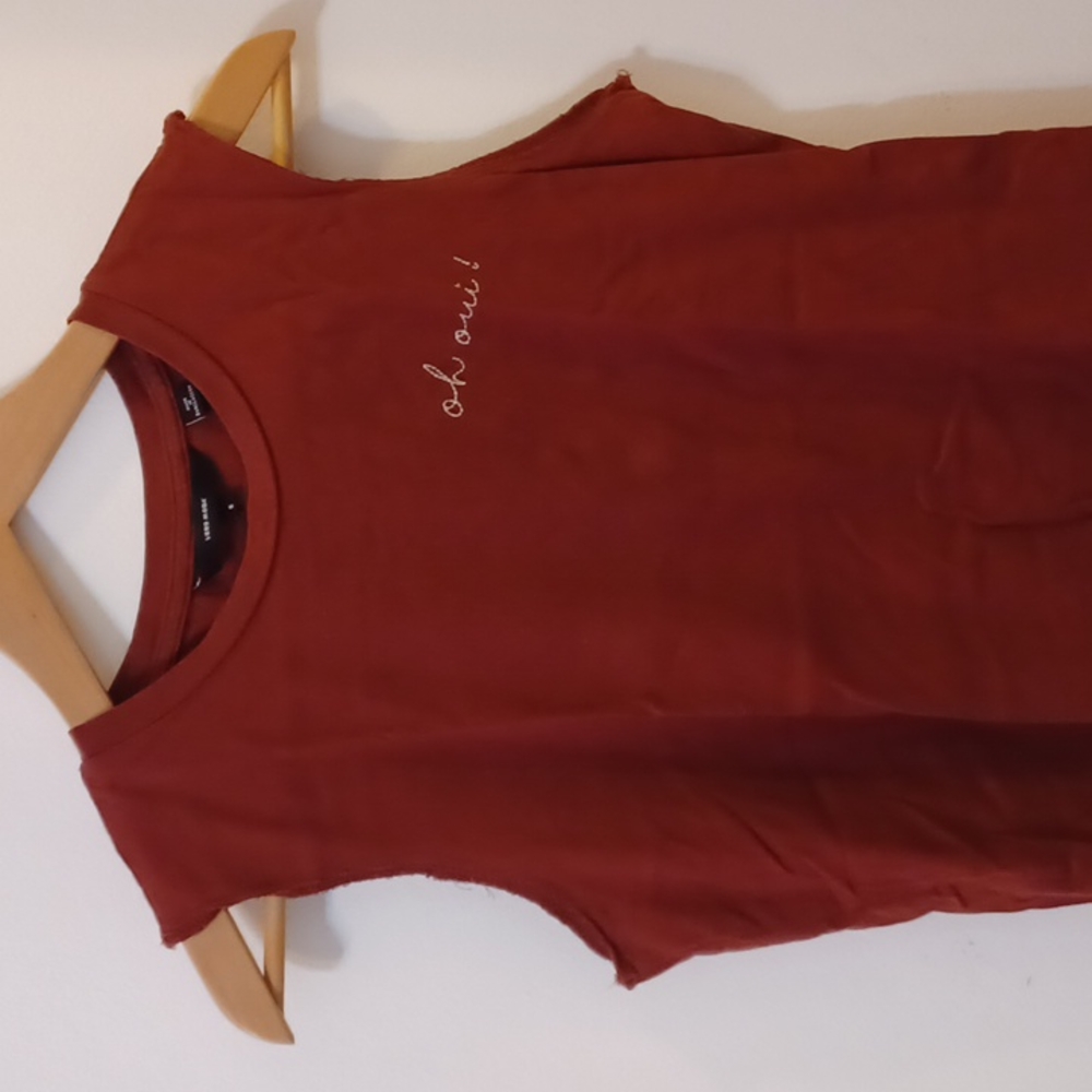 FREE w/$20 Purchase; Vero Moda Maroon Muscle Tank, Size Small